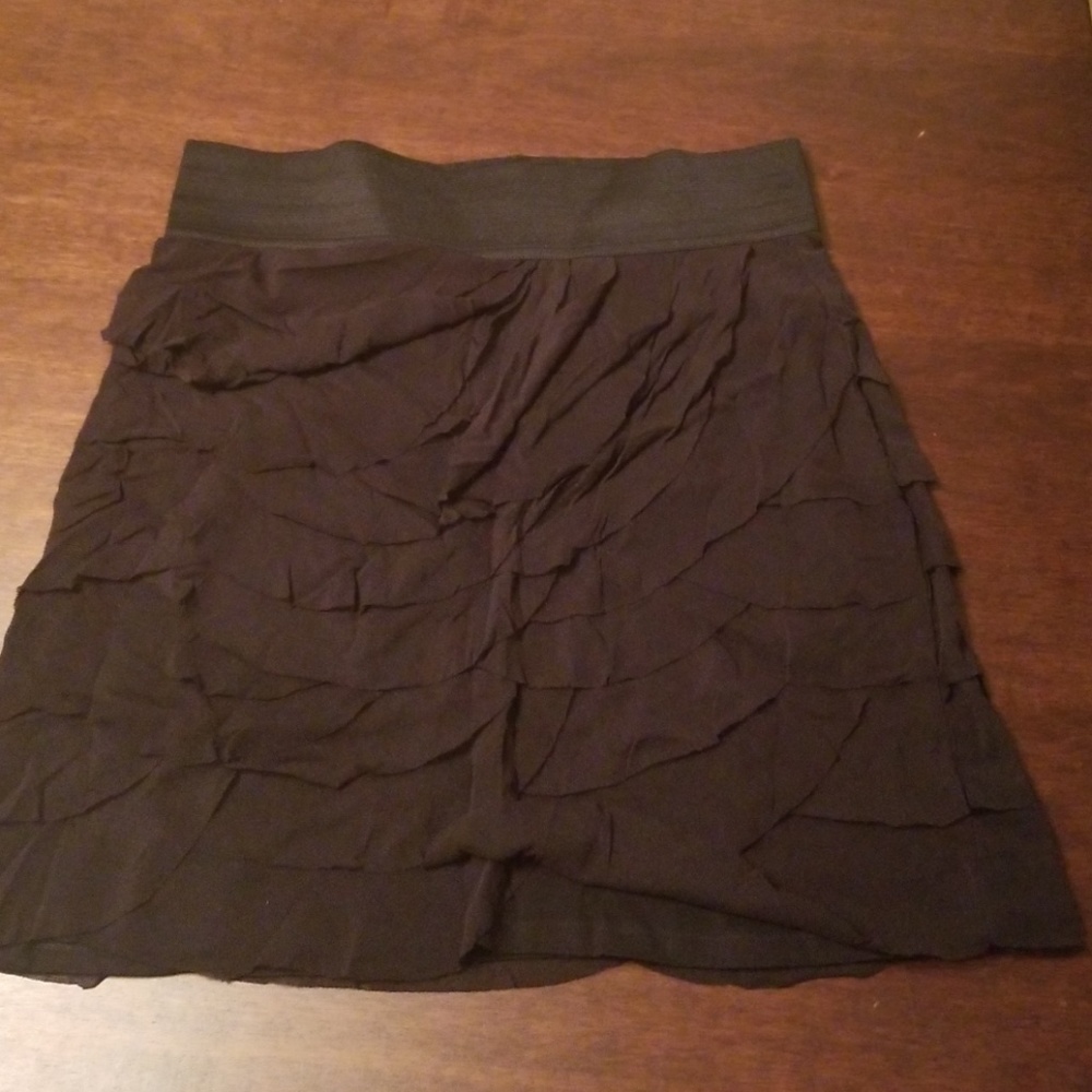 Express black mini skirt